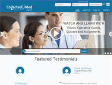 Tablet Screenshot of collectedmed.com